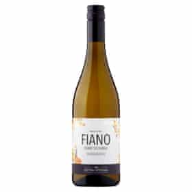 Bottle of white wine. Asda Extra Special Fiano Terre Siciliane 2020.