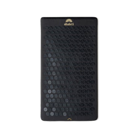 Shakti premium acupressure mat summer 24 black wide