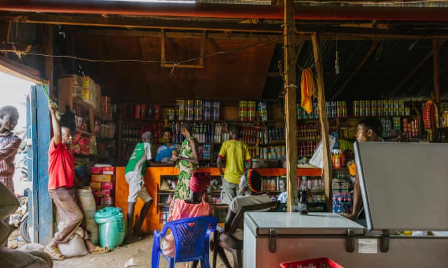 Refugees and members of the local Turkana tribe come to Getahun’s store as much to socialise as do business.