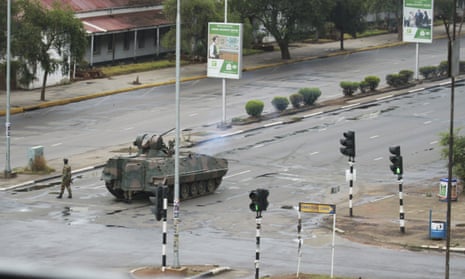 A tank in Harare