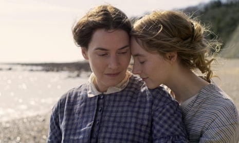 Seaside romance … Kate Winslet and Saoirse Ronan in Ammonite.