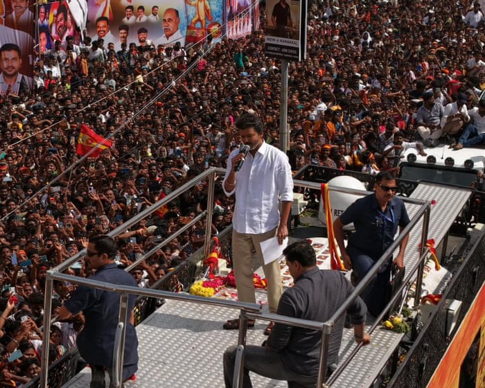 At least 36 dead and more than 50 injured in stampede at Vijay rally in India