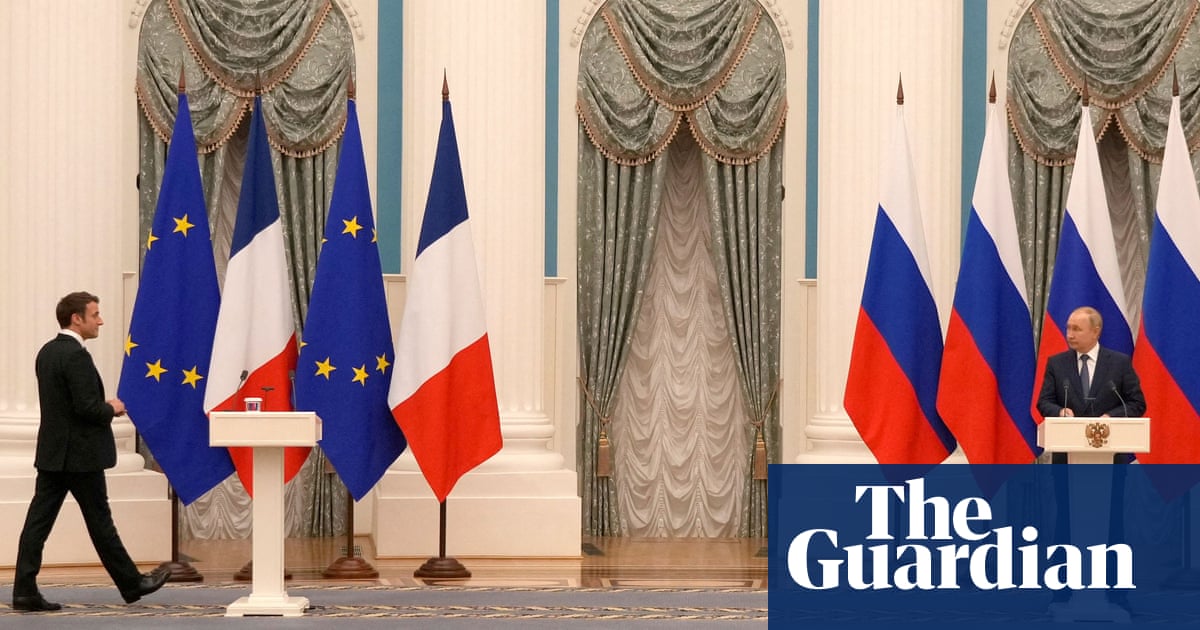 Talks between Macron and Putin fail to produce Ukraine breakthrough | Ukraine | The Guardian