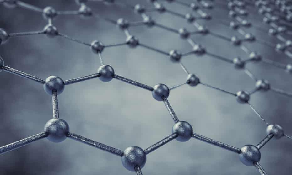 Graphene is a form of carbon made of a single layer of atoms in a hexagonal lattice. 