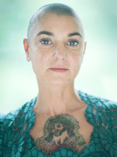 Sinéad O’Connor photographed for the Observer New Review in 2014.