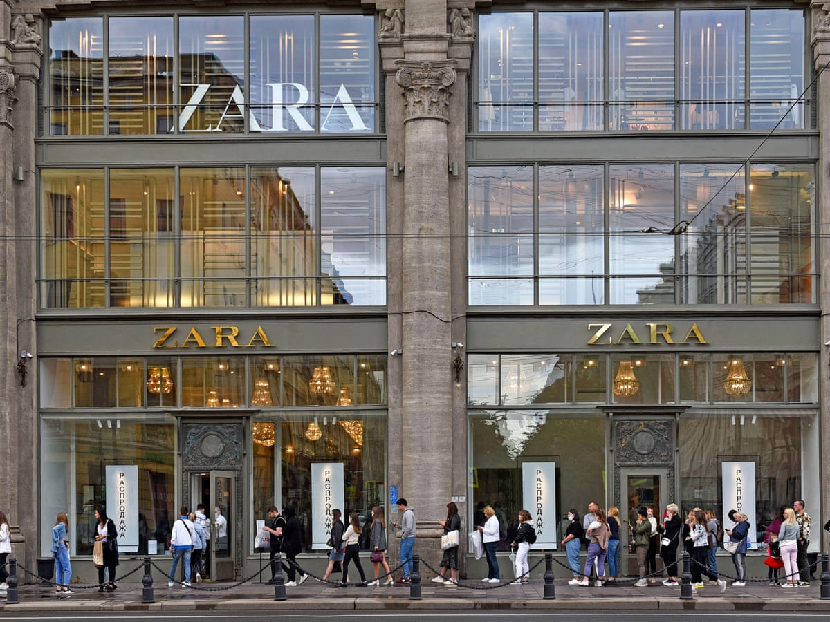 Zara owner Inditex ceases trading in Russia 'temporarily' | Russia ...