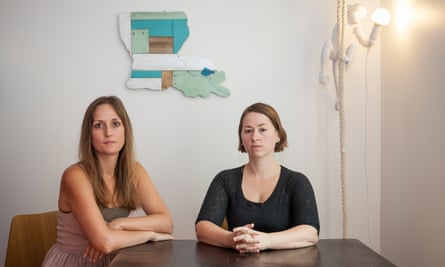 Dr Jessica Cantlon (left) and Dr Celeste Kidd, two of nine women who accused Dr Florian Jaeger of sexual harassment.