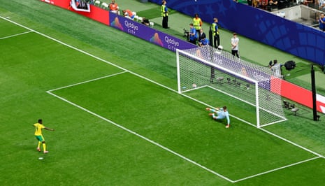 Teboho Mokoena scores for South Africa