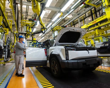 Chery’s EV production line in Wuhu, China