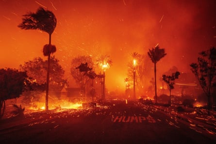 fire burning down homes
