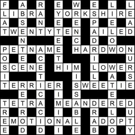 Guardian cryptic crossword no 30,038