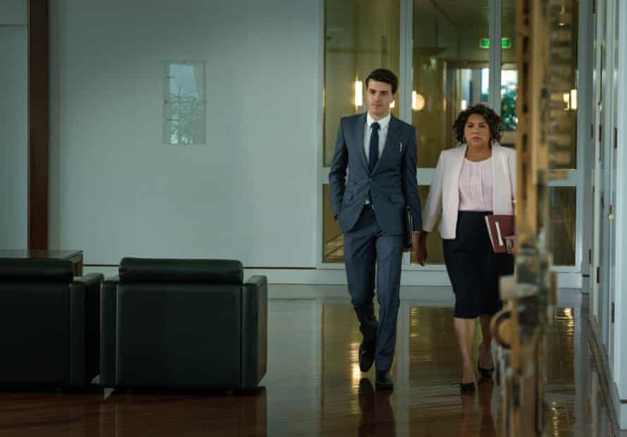 Jonathan (Harry Richardson) and Alex (Deborah Mailman) in new ABC series Total Control.