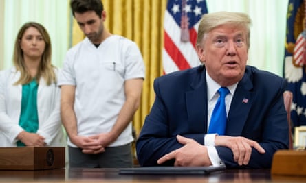 Trump Reverses Course And Says White House Coronavirus Taskforce Will Stay Donald Trump The Guardian