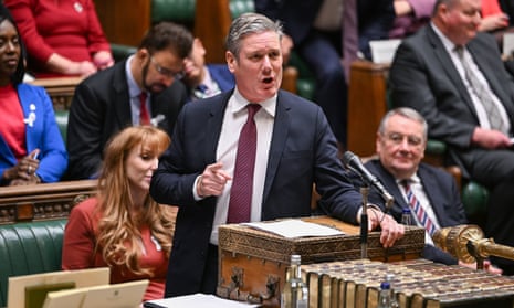 Keir Starmer during prime minister's questions in November