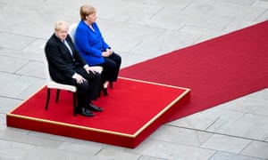 Boris Johnson and Angela Merkel