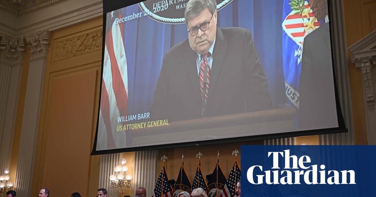 Trump might not have left office if fraud claims had not been debunked, Barr claims – video
