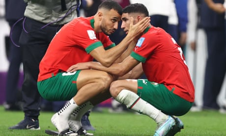 ‘The whole world is proud’: France game a step too far for Morocco, says Regragui