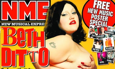 Controversial 2007 cover featuring naked Beth Ditto.