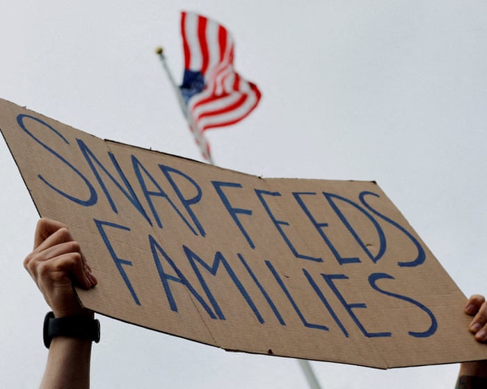 Americans ‘dumbfounded by cruelty’ of Trump officials slashing Snap benefits