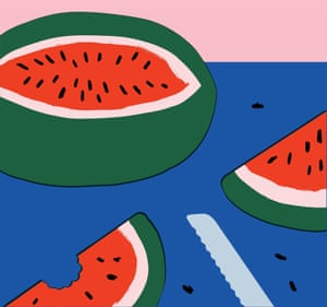 The Best Thing I ate This Summer illustration Observer Food Monthly OFM August 2020