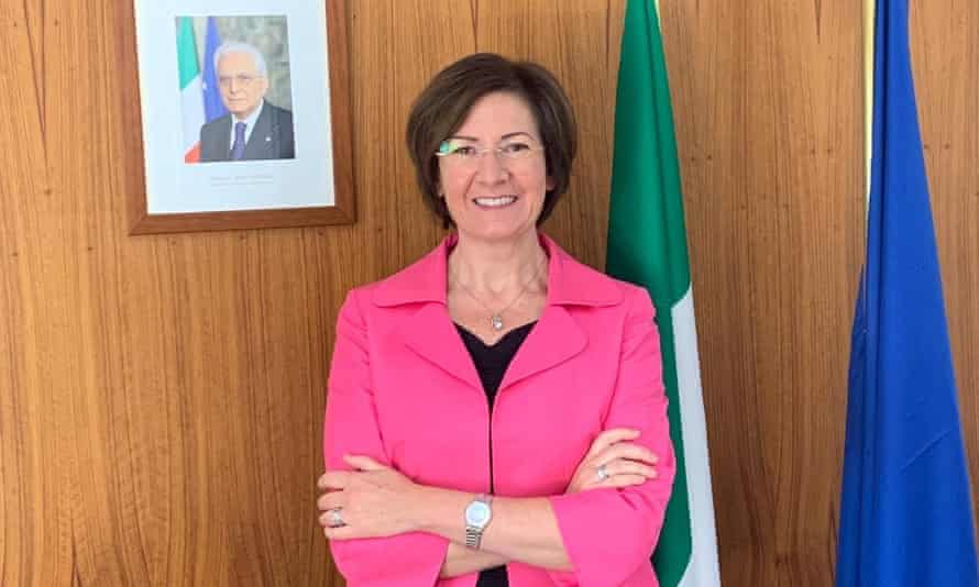Francesca Tardioli, the Italian ambassador to Australia
