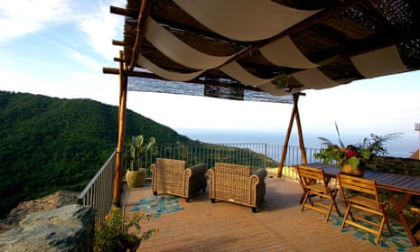 coastal views from terrace of an EcoBelmonte house