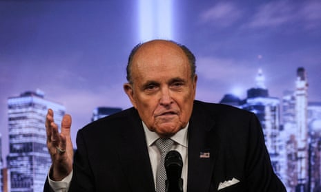 Rudy Giuliani speaks in New York in September.