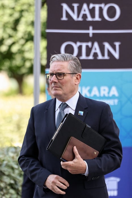Keir Starmer at the Nato summit.