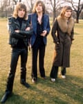 Keith Emerson, far left, with Greg Lake and Carl Palmer in 1973.