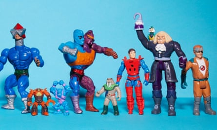 Mekaneck from He-Man, Crusty Crab from Battle Beasts, A Monster in My Pocket, Two-Bad from He-Man, Tuska Warrior from ThunderCats, One of the Visionaries, Captain Hook and Ray from Ghostbusters.