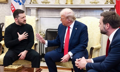 Zelenskyy leaves White House early after fiery meeting with Trump, who  claims Ukrainian leader isn't ready for peace – live