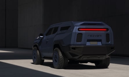 Who needs a rear windscreen? … the Rezvani Vengeance SUV