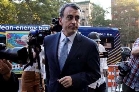 Attorney Christian Everdell, representing Bankman-Fried, arrives for the second day of his client's fraud trial in New York.