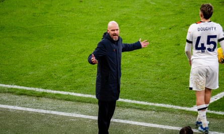 One moment of frustration among many for Ten Hag