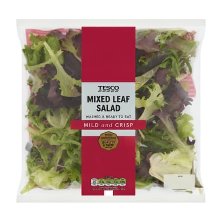 Tesco Mixed Leaf Salad 120G