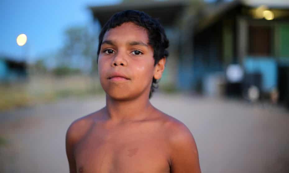 Arrernte boy Dujuan Hoosan, who lives in Alice Springs, is the subject of In My Blood It Runs.