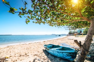 Sun, sea and sand: the beach at Gibara.