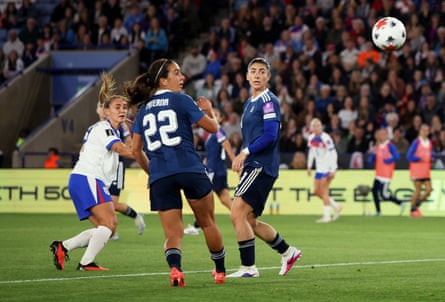 EnglandâÂÂs Georgia Stanway scores their third goal