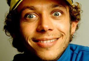 Rossi, in 2004, photographed for an interview in The Guardian.