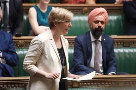 Stella Creasy speaking in parliament