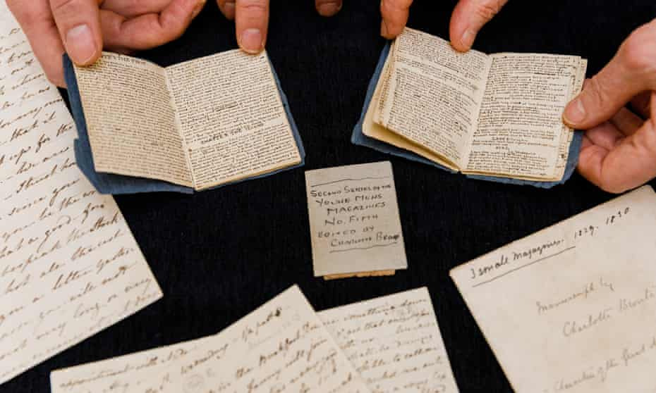 Manuscripts by Robert Burns, Jane Austen, the Brontë sisters and Sir Walter Scott from the Honresfield Library on display at Sotheby’s last year