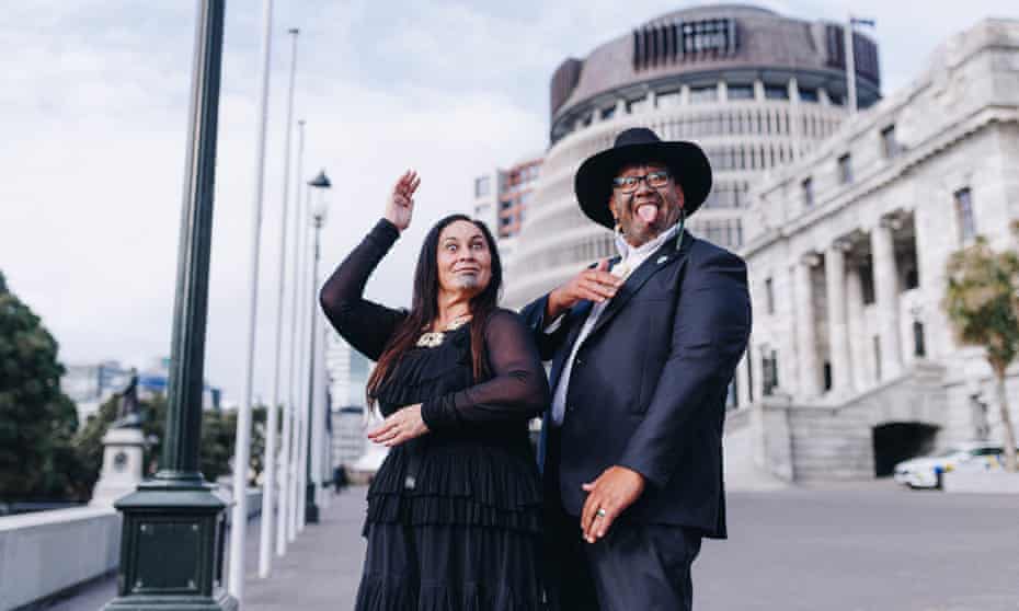 Māori party co-leaders Rawiri Waititi and Debbie Ngarewa-Packer.