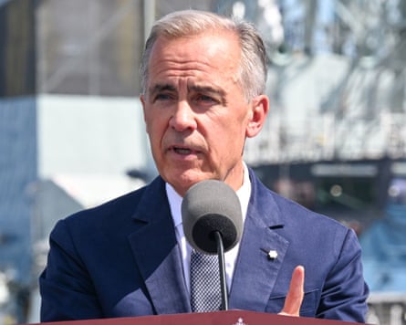 Mark Carney giving a speech