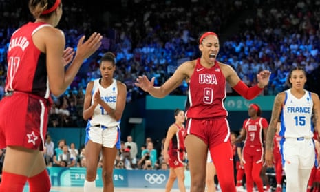 US survive France charge to clinch eighth consecutive basketball gold medal – as it happened | Paris Olympic Games 2024 | The Guardian