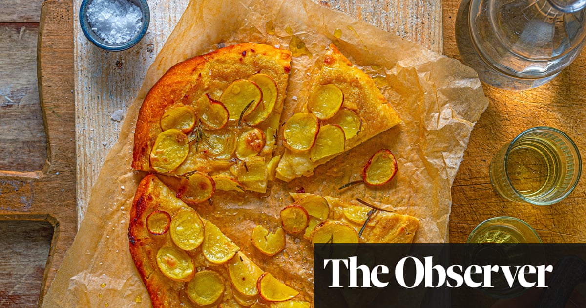 Joe Woodhouse’s recipe for flatbread with potatoes and onion sauce - The Guardian