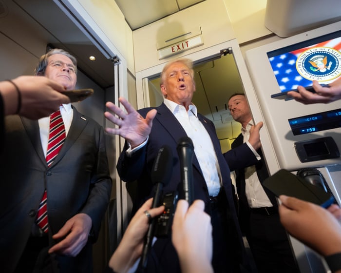 Trump comments about a third term spark concern – US politics live