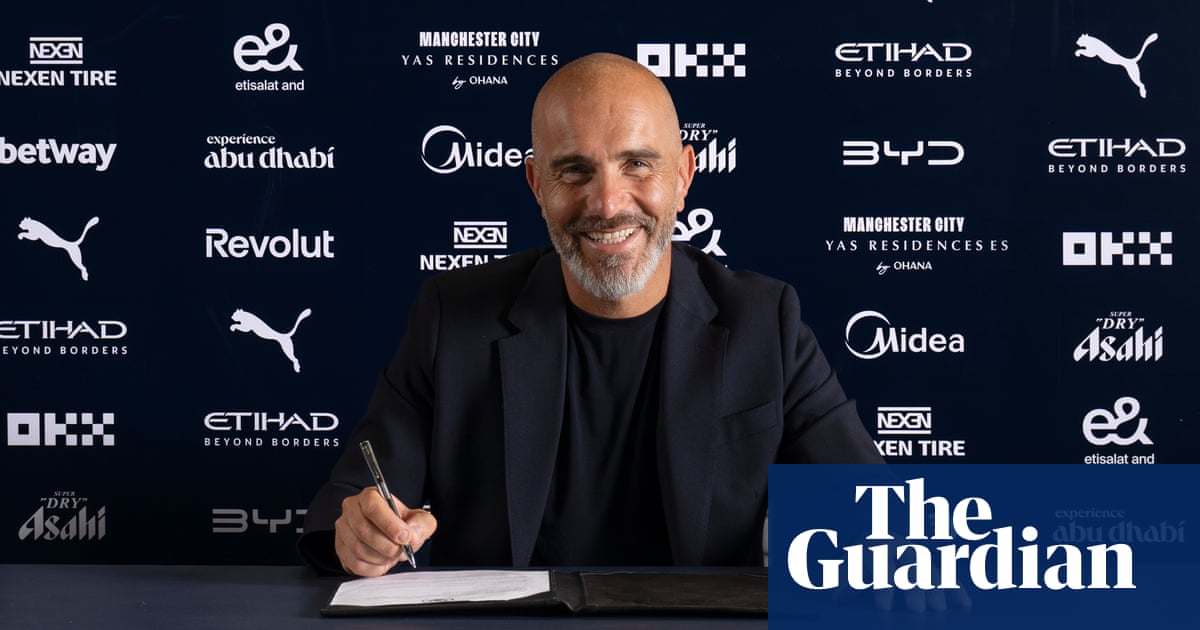 Enzo Maresca confirmed as Manchester City manager on three-year deal