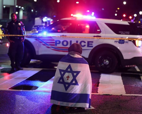 Washington DC shooting: suspect in custody after two Israeli embassy staff killed near Capital Jewish Museum – latest updates