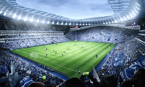 The standout highlight of Tottenham’s new White Hart Lane is the 17,000-seat single-tier home end.