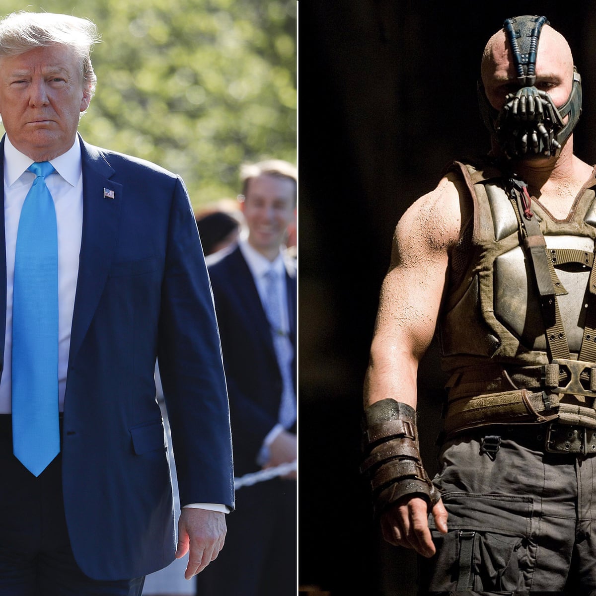 pix Bane Batman Darkness Quote why is donald trump obsessed with bane